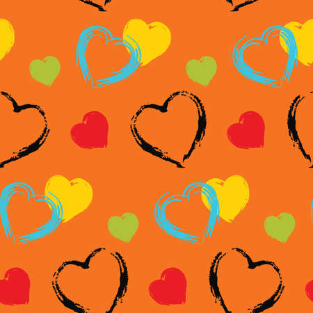 continuous love repeat design for my valentineのイラスト素材