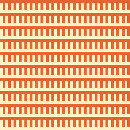 simple geometric interlocking combs repeat vector patternのイラスト素材