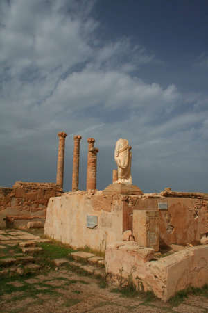Ruins of Sabratha, Libyaの写真素材