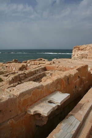 Ruins of Sabratha, Libyaの写真素材