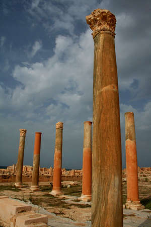 Ruins of Sabratha, Libyaの写真素材