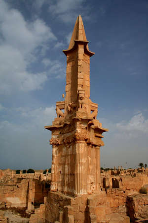 Ruins of Sabratha, Libyaの写真素材