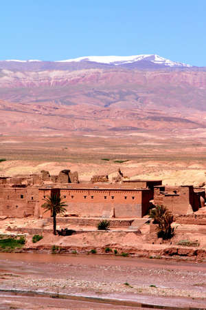 The Kasbah Ait ben haddou in Moroccoの写真素材