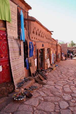 The Kasbah Ait ben haddou in Moroccoの写真素材