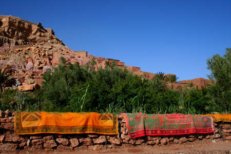 The Kasbah Ait ben haddou in Moroccoの写真素材