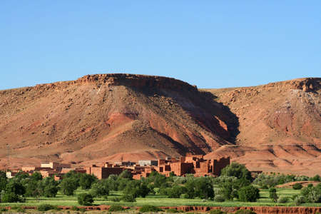  A view from the High Atlas, Road Tizi-n-Tichka between Marrakech and Ouarzazate (Morocco) の写真素材
