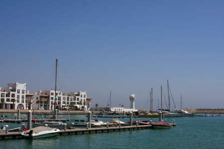 Marina of Agadir, Moroccoの写真素材