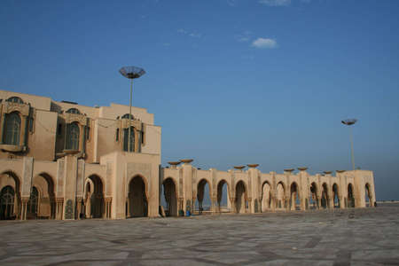 Mosque of Hassan II in Casablanca (Morocco)の写真素材