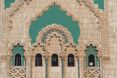 Mosque of Hassan II in Casablanca (Morocco)の写真素材
