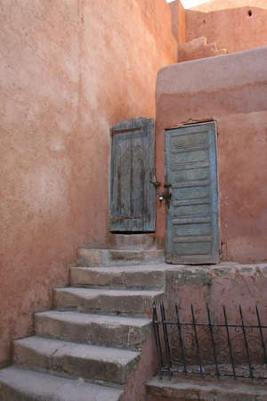 Old medina walls in Rabat, Moroccoの写真素材