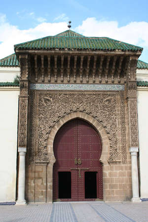 Scenery at historic city of meknes, moroccoの写真素材