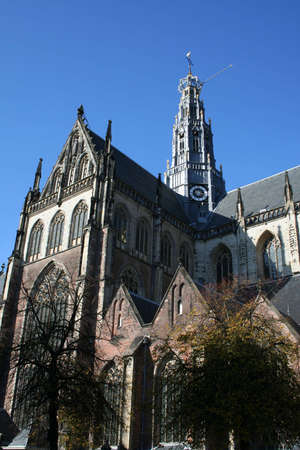 the City of Haarlem, Netherlandsの写真素材