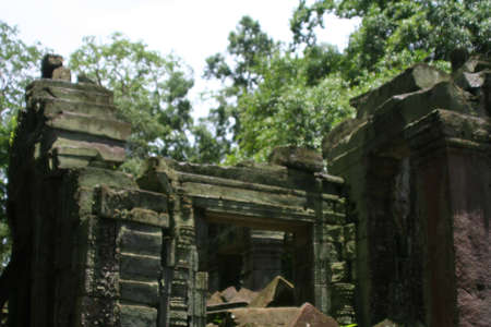 Ta Prom Temple in Angkor, Cambodia