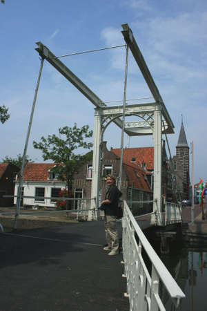 historic city of edam in north of hollandの写真素材