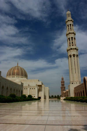 Sultan Qaboos Grand Mosque, Muscat, Omanの写真素材