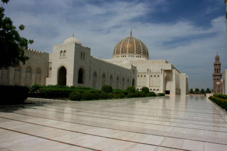 Sultan Qaboos Grand Mosque, Muscat, Omanの写真素材