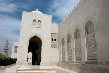 Sultan Qaboos Grand Mosque, Muscat, Omanの写真素材