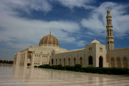 Sultan Qaboos Grand Mosque, Muscat, Omanの写真素材