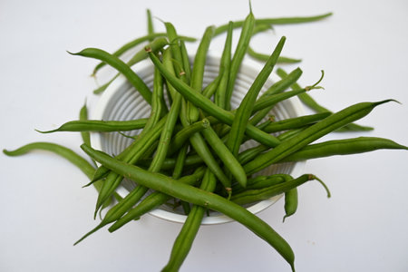 Green beans. Many vitamins are found in it. Its other names namesÂ French beans,Â string...
