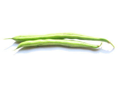 Green beans. Many vitamins are found in it. Its other names namesÂ French beans,Â string beans,Â snap beans,Â snaps, and the French nameÂ haricot vert.の写真素材