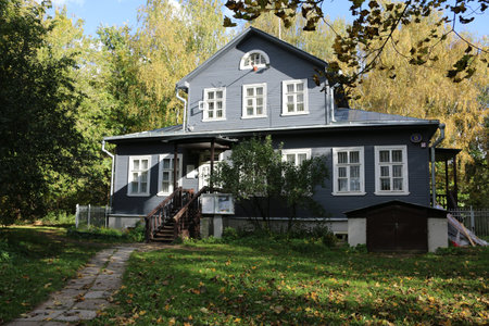 Old house in the village of Vyborg, St. Petersburg, Russia