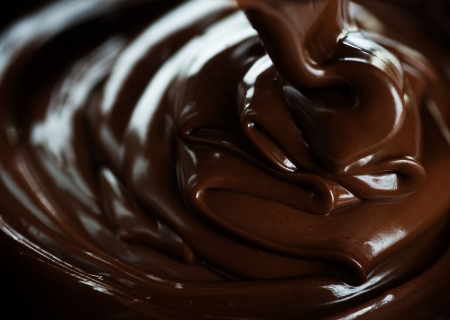 Pouring Chocolateの写真素材