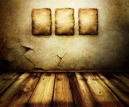 Grungy Room interiorの写真素材