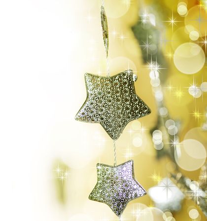 Christmas Decoration borderの写真素材