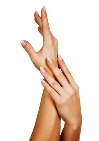 Beautiful Female Hands.Manicure conceptの写真素材