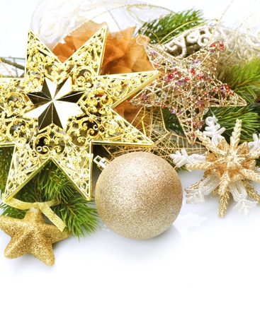 Christmas Decoration border designの写真素材
