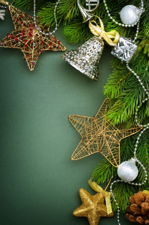 Christmas Decoration border designの写真素材