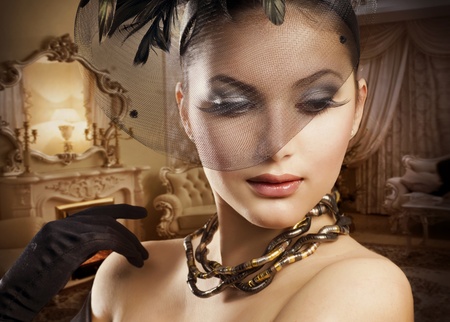 Romantic Beauty Portraitの写真素材