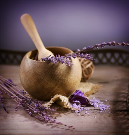 Lavender Spa. Natural Organic Cosmetics の写真素材