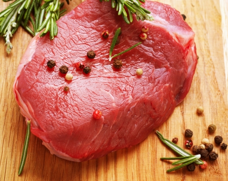 Raw Beef Steak の写真素材