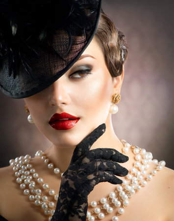 Retro Woman Portrait 