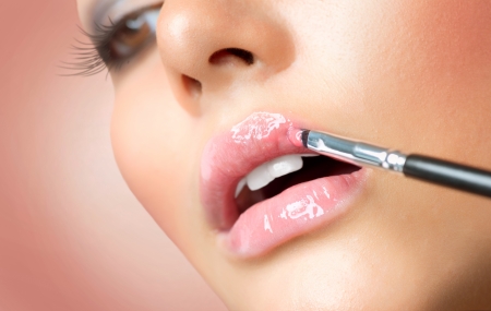 Makeup Professional Make-up  Lipgloss  Lipstick の写真素材