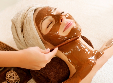 Chocolate Mask Facial Spa  Beauty Spa Salonの写真素材