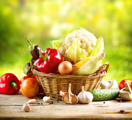 Organic Vegetables の写真素材