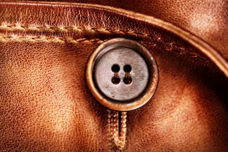 Brown Leather Texture  Genuine Leather Jacket の写真素材