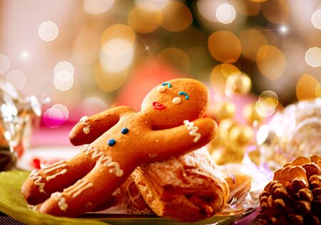 Gingerbread Man  Christmas Holidays の写真素材