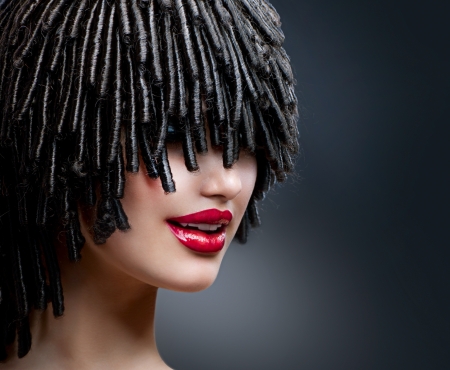 Hairdress  Hairstyle の写真素材