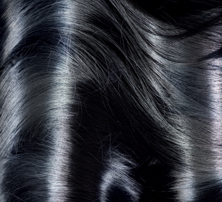 Black Hair Background  Long Dark Hair Texture の写真素材