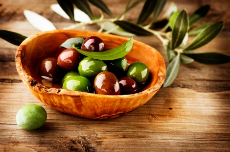 Olives and Olive Oil の写真素材