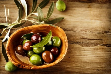 Olives and Olive Oil の写真素材