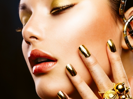 Fashion Beauty  Manicure and Make-up の写真素材