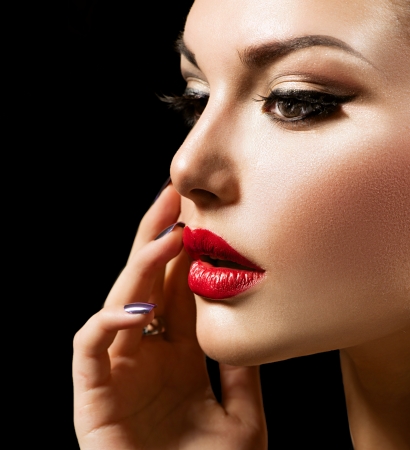 Beauty Woman with Perfect Makeupの写真素材