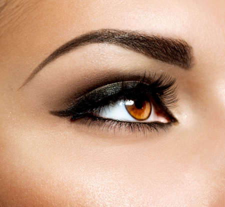 Brown Eye Makeup  Eyes Make-upの写真素材