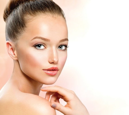 Beauty Teenage Girl Portrait の写真素材