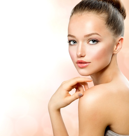 Beauty Teenage Girl Portrait の写真素材