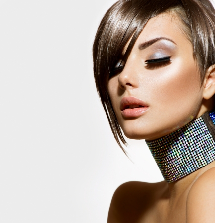 Fashion Beauty Girl  Gorgeous Woman Portrait の写真素材